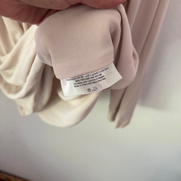 MM Lafleur Deneuve Crepe Wrap Blouse Sz Medium - Picture 6 of 10